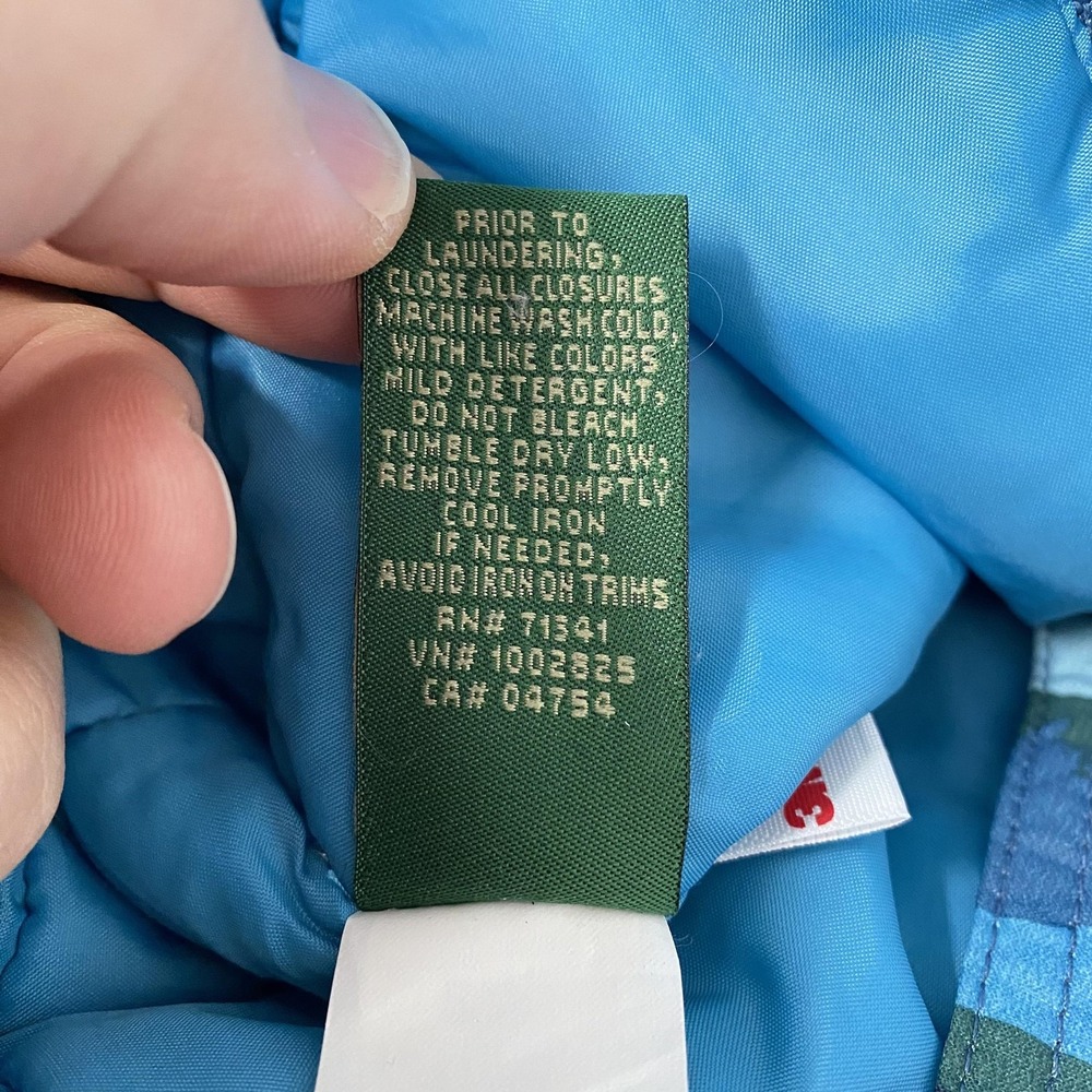 L.L. Bean Snowsuit Baby Boys 6-12 Months Blue Stripe Hooded Thinsulate One Piece - Picture 12 of 16